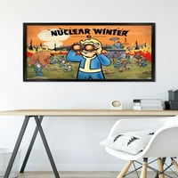 Fallout - nuklearni zimski zidni poster, 22.375 34 uokviren