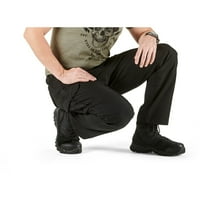 5. Radni zupčani muške hlače, podesivi pojas, stručnjak za fleksibilnost, crna, 36W 30L, stil 74369