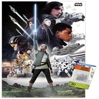 Star Wars: Posljednji Jedi - Grupni zidni poster s push igle, 14.725 22.375