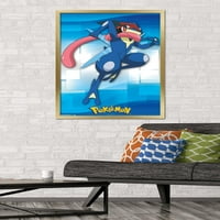 Pokémon - zidni poster Ash-Greninja, 22.375 34