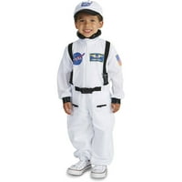 Bijeli astronaut odijelo Toddler Halloween kostim, veličina 3T-4T