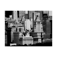 Zaštitni znak likovne umjetnosti' NYC Skyline IX ' platno Art Jeff Pica