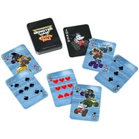 Špil karata za igranje u Tin za igre go riba Old Maid Crazy 8 je Slapjack, za djecu uzrasta i više