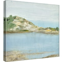 Slike, Obalni pogled 7, 20x20, dekorativna platna zidna Umjetnost