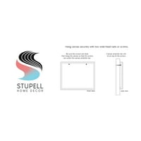 Stupell Industries Moderna ubacivanje grafičke umjetničke galerije Omotana platna Ispis zidne umjetnosti,