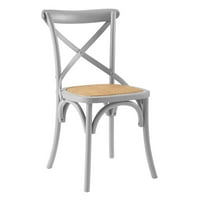 Modway zupčanik bočna stolica u svijetlosivoj boji