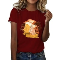 Prozračne majice ponude majice ženske kratke rukave Tshirts šik meke Tees Oktoberfest pivo štampana tunika