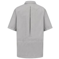Crveni Kap muški kratki rukav Pincord shirt Jacket