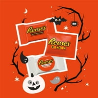 Reeseov asortirani čokoladni maslac od kikirikija od kikirikija Halloween Candy, jumbo torba 14. oz