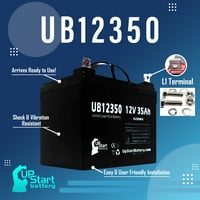 - Kompatibilna InvaCare P XDT baterija - Zamjena UB univerzalna zapečaćena olovna akumulatorska baterija