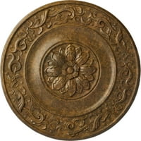 5 8 od 3 4 p Milanski plafonski medaljon, ručno obojena Trljana Bronza