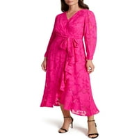 Tahari ASL ženska viška haljina sa ruffle suknjom