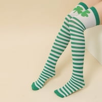 Yubnlvae Irski St. Srednja Pruga Žene Čarape Djevojke Svečana Moda Čarape Čarape E