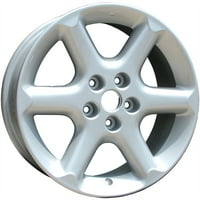 Zatvoreno oem aluminijumski aluminijski kotač, srebro, uklapaju 2002- Nissan Maxima