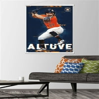 Houston Astros - Jose Altuve zidni poster sa drvenim magnetskim okvirom, 22.375 34