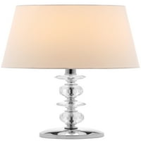 Safavieh Derry High Sloged Crystal Lamp, bistra