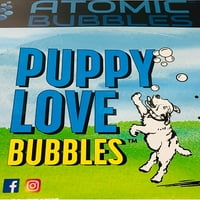Puppy Love Bubbles, kikiriki puter i mirisni mjehurići 4oz. Bočica kombo za pse