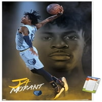 Memphis Grizzlies-Ja Morant Zidni Poster, 22.375 34