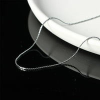 ŽENSKI CLAVICLE ŽREDNI CALL WAVE Privjesak privjesak Sterling Srebrna ogrlica lanci za muškarce Žene Multi-stil