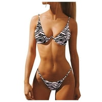 Aaimomet Womens Tankini Bath odijela Fashion Print Beachwear Ljeto Ženski bikini kupaći kostimi kupaći