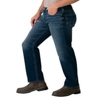 Srebrna Jeans Co. Muške Eddie opuštene traperice za sužene noge, veličine struka 28-42
