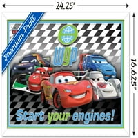 Disney Pixar automobili - Međunarodni trkači zidni poster, 14.725 22.375