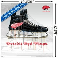 Detroit Crvena krila - zidni poster za klizanje, 14.725 22.375