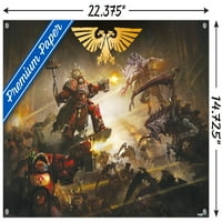 Warhammer 40K - Bitka za baal zidni poster sa pućimpinima, 14.725 22.375