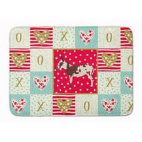 Carolines Treasures CK5278Rug American Spotted Donkey Love Machine Persible Memory MAT, Crvena, 27