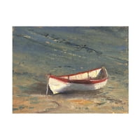 Marilyn Wendling' beached Boat II ' Canvas Art