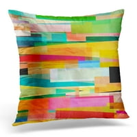 Ljepota svijetli šareni Sažetak s geometrijskom bojom jastučnica jastuk Navlaka za jastuk