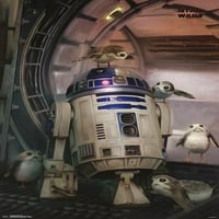 Star Wars: Poslednji Jedi - Droid i Porg zidni poster, 22.375 34
