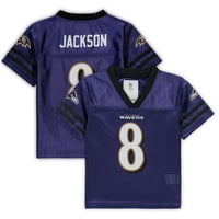 Toddler Lamar Jackson Purple Baltimore Ravens Replika Dres Igrača