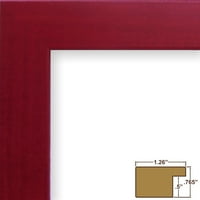 Craig Frames Colori, Crveni okvir za slike Matirano za fotografiju