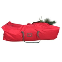 7.5 ' crvena i zelena valjana Umjetna torba za odlaganje jelke