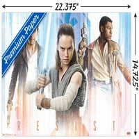 Star Wars: Posljednji Jedi - Trio zidni poster, 14.725 22.375