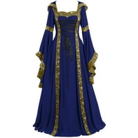Haljine za žene ženska Vintage dužina poda Gotička Cosplay haljina