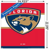 Florida Panthers - Logo zidni poster, 14.725 22.375