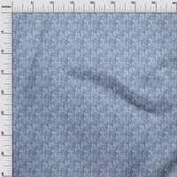 Onuone svilena tabby srednja plava tkanina apstraktna tekstura šivanje zanata projekata Tkanini otisci