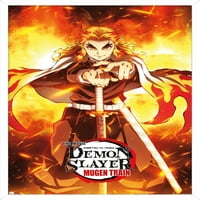 Demon Slayer: Mugen Train - Kyjuro Rengoku Jedan lim zidni poster, 22.375 34 uokviren