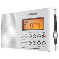 Sangean Portable am FM radio, bijeli, H201