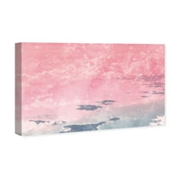 Wynwood Studio Priroda i pejzaž Zidno umjetnost Platno Ispis 'Dreamy Sky View' Skyscapes - ružičasta,