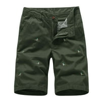 COTONIE MENS CARGO SHORTS CULLESSSHORT Ljetni plairani kratke hlače sa džepom Slim Fit patentni zatvarač