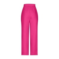 Ženske hlače Prodaja trendova Ženska pantalona Potpuna hlače Ležerne prilike ravne čvrste boje odijelo