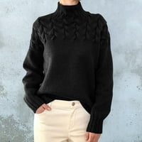 Ženski džemper za kornjače Ženski džemper za vrat za žene Muški modni džemperi Duge sa dugim rukavima