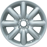 Rekondred OEM aluminijumski aluminijski kotač, srebro, odgovara 2002- Mini Cooper hatchback