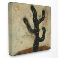 Kolekcija za kolekciju Dekor Stupells Psalm Cactus Wall Art