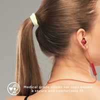 Bluetooth sportske slušalice u ušima, narandžasto, socl100btor