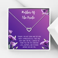 Dizalica majke mladenke, poklon nakita za majku u pravu, ogrlicu i poklon setu za karticu, poklon za mamu,