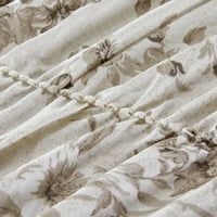 Moderne niti Luksuzni cvjetni kompleti jorgana, kraljica sa jastukom, ukrasni jastuci